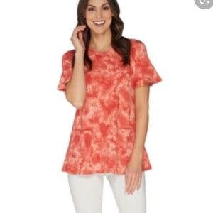 🥑5/$25 LOGO lounge By Lori GOldstein Top M